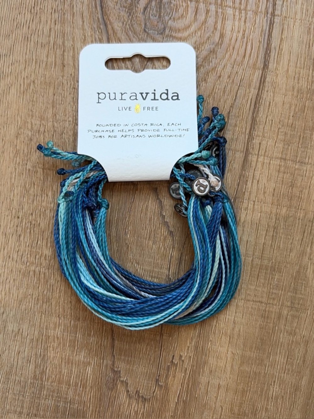 Pura Vida Blue 10 Bracelet Set